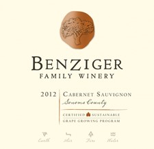 BENZIGER Cabernet Sauvignon 2012