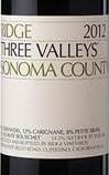 Ridge ThreeValleys Sonoma