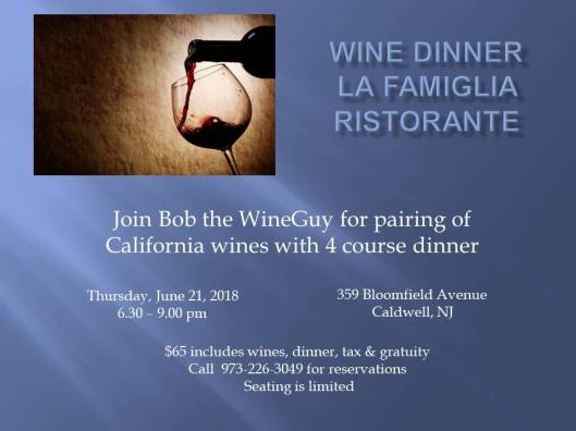 Wine DinnerLaFamiglia